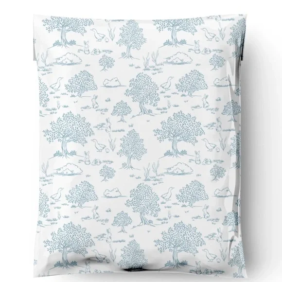 💙20 BLUE TOILE Poly Mailers 10 x 13 inch - Picture 1 of 4